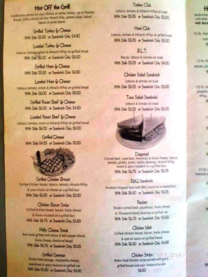 Red Rooster - Alma, AR menu_pic