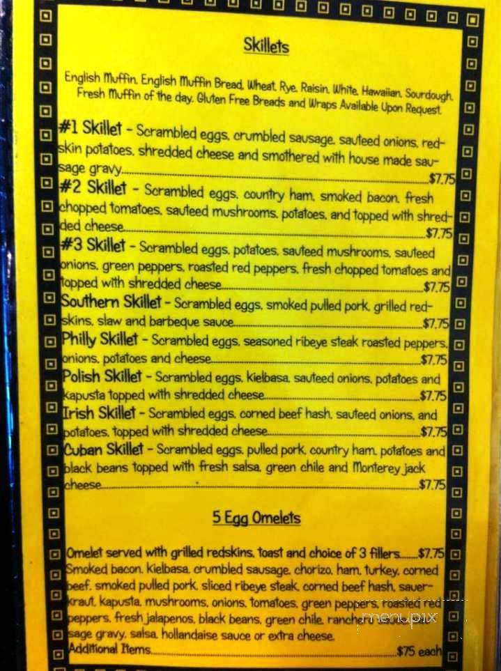 The Westsider Cafe - Grand Rapids, MI menu_pic