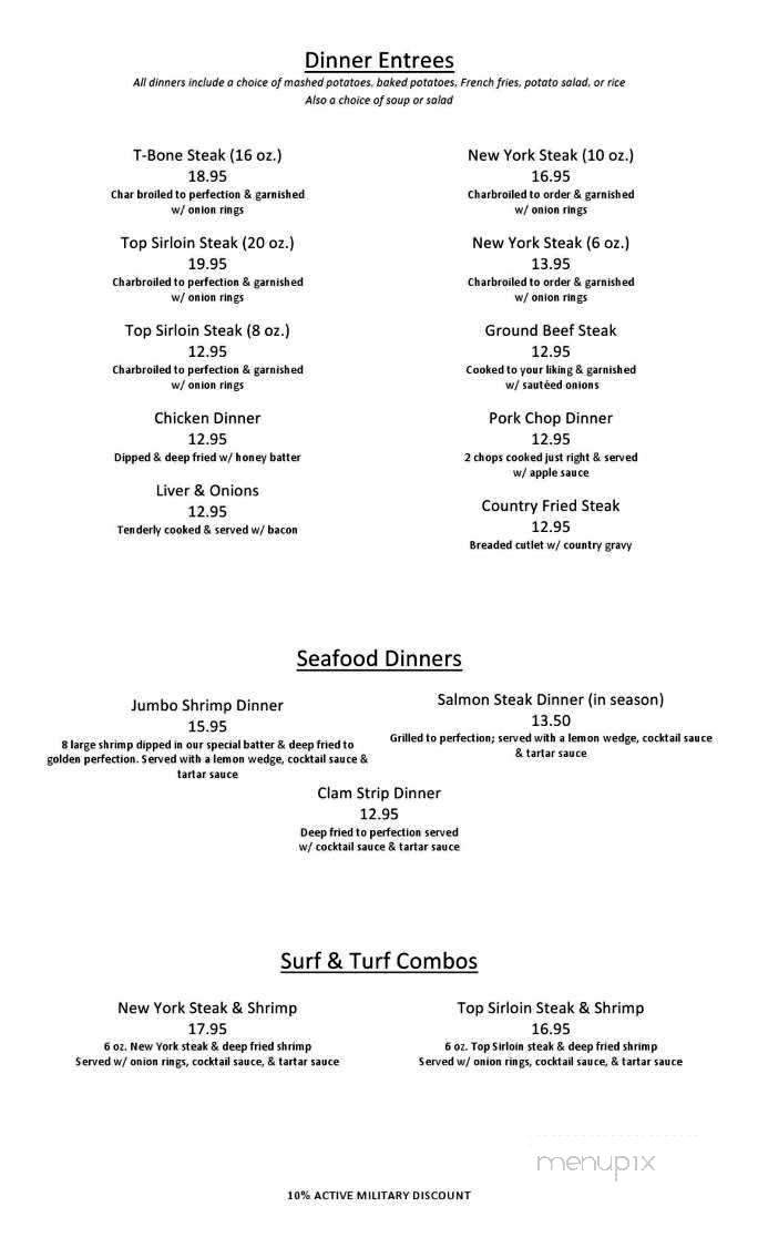 Leroy's Family Restaurant - Anchorage, AK menu_pic
