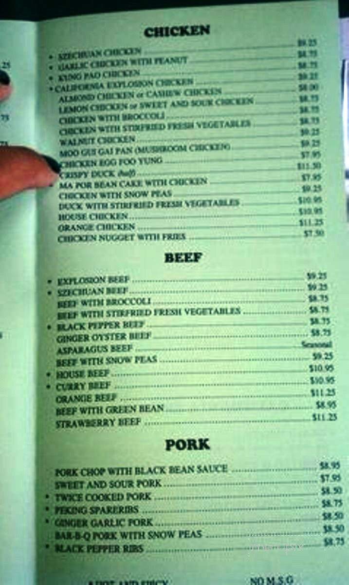 Roseville Gourmet - Roseville, CA menu_pic