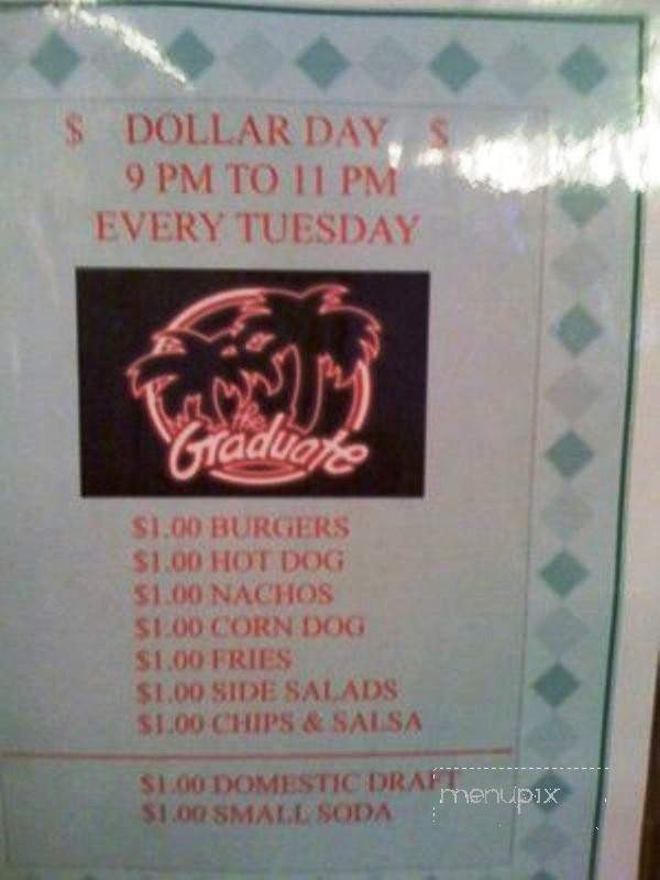 Graduate Restaurant - Stockton, CA menu_pic