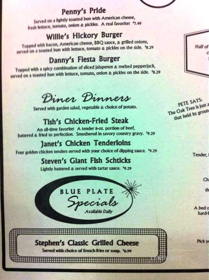 Penny's Diner - Cheyenne, WY menu_pic