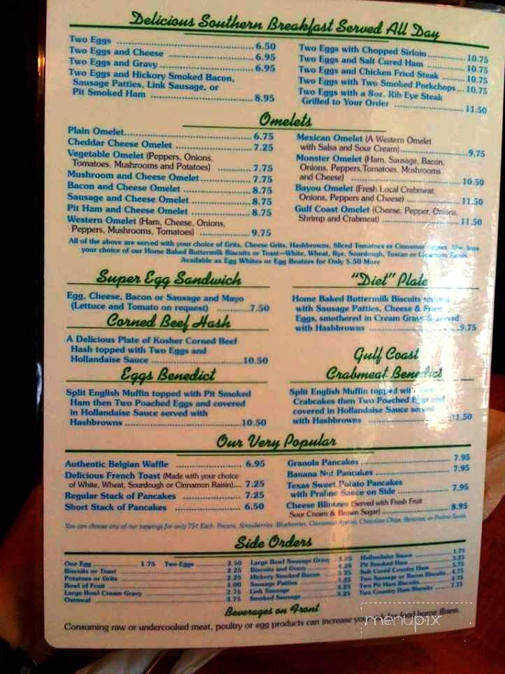 Donut Hole Bakery Cafe - Santa Rosa Beach, FL menu_pic