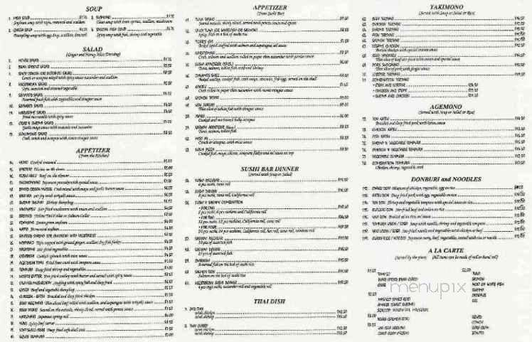 Little Japan - Davie, FL menu_pic