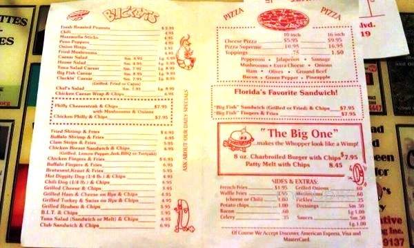 Bucketts - Fort Myers, FL menu_pic