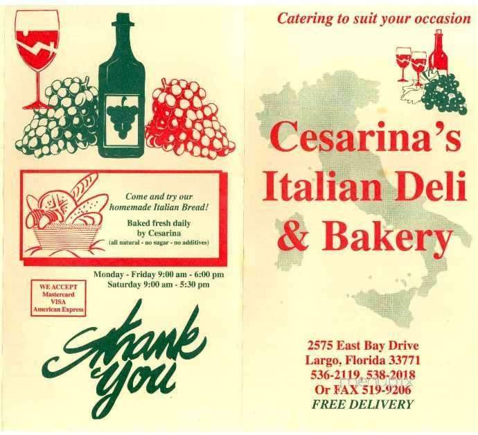 /865371/Cesarina-Deli-and-Bakery-Largo-FL - Largo, FL