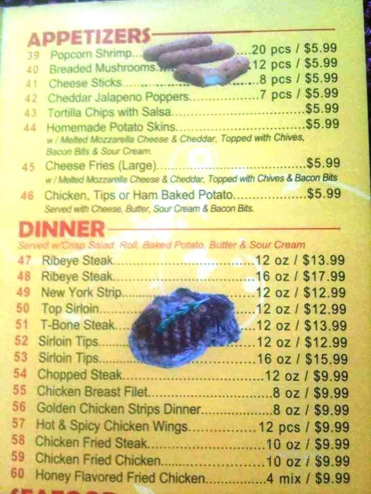 Sunset Steaks & More - Grand Prairie, TX menu_pic