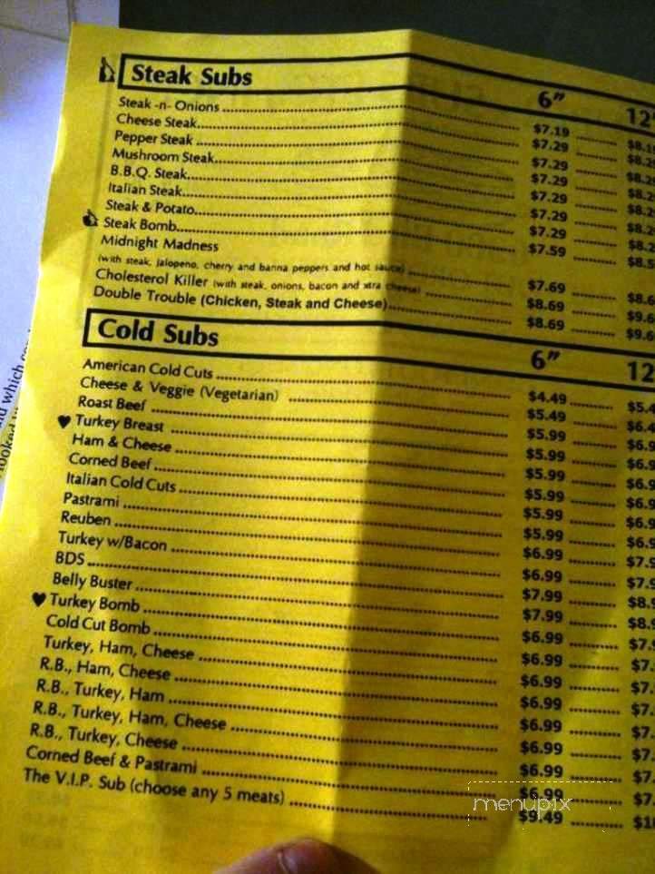 Subs Etc - Miami, FL menu_pic