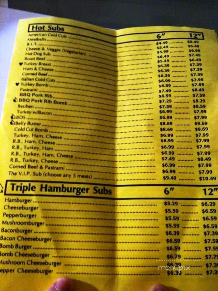 Subs Etc - Miami, FL menu_pic
