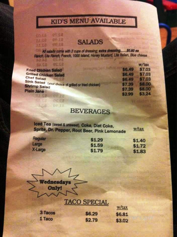 Wolf's Hamburger - Houston, TX menu_pic