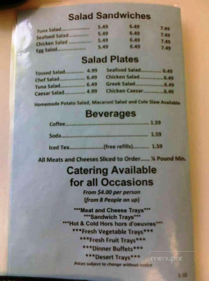 Brooklyn Dockside Deli - Crystal River, FL menu_pic