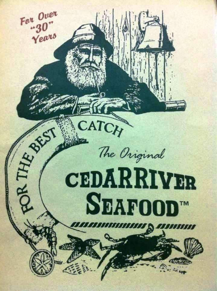 Cedar River Seafood Restaurant - Callahan, FL menu_pic