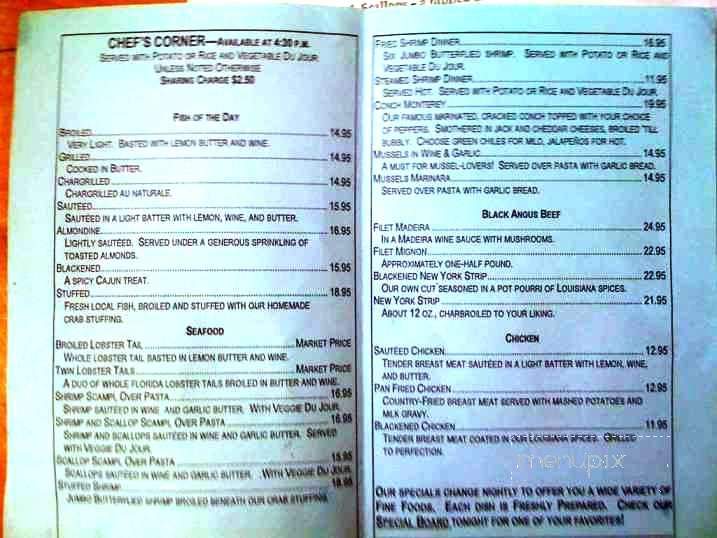 Herbie's Restaurant - Marathon, FL menu_pic