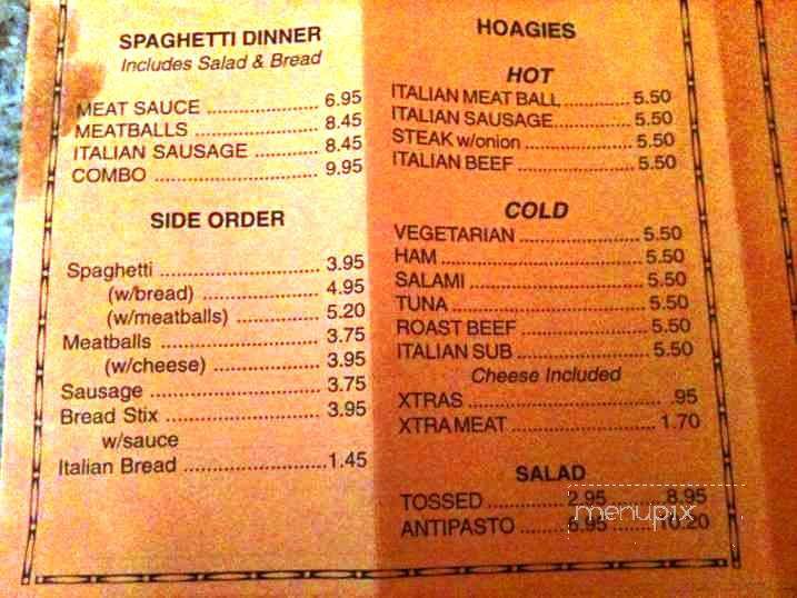Charlie & Millie's Pizza House - Largo, FL menu_pic