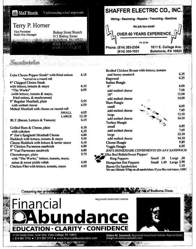 Trinity Restaurant - Hartford, CT menu_pic