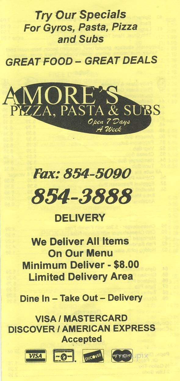 /3308147/Amores-Pizza-and-Subs-Greensboro-NC - Greensboro, NC
