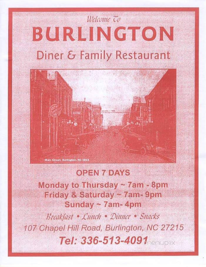 /380023728/Burlington-Diner-Burlington-NC - Burlington, NC