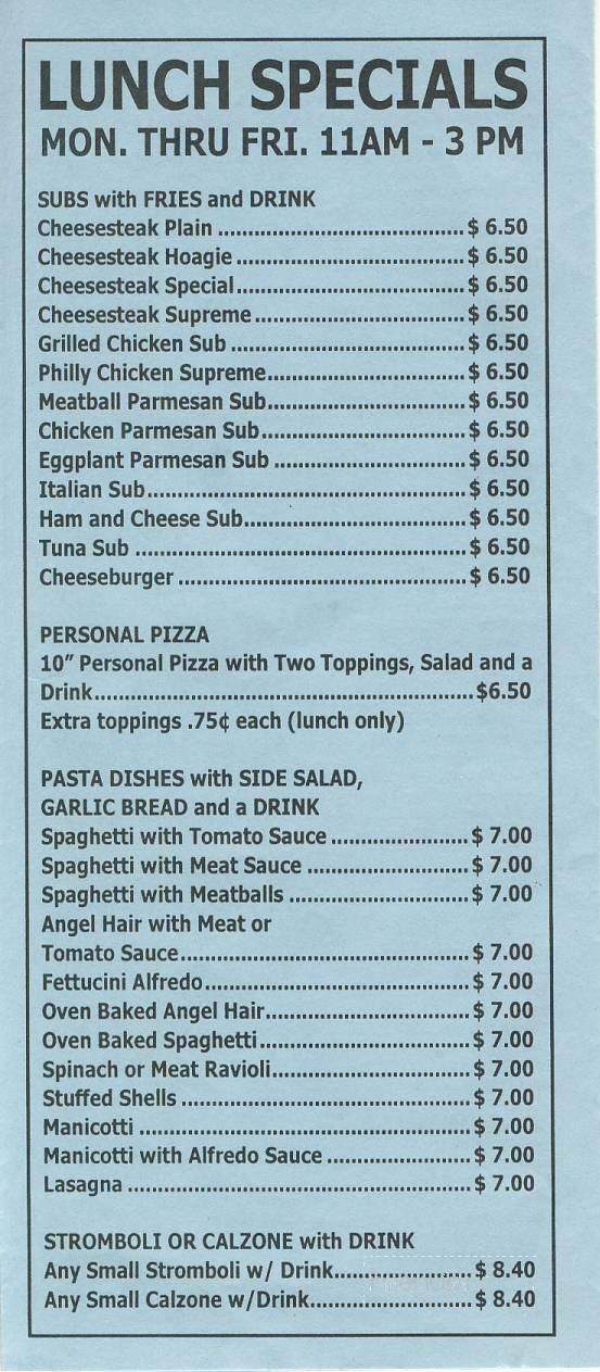 MoGino's - Lenoir, NC menu_pic