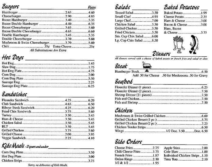 Ming Yao - Wilmington, NC menu_pic