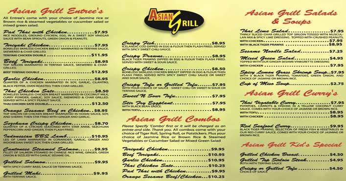 Dian recommends best of Asian grill menu robinson pa grill menu pa Asian robinson