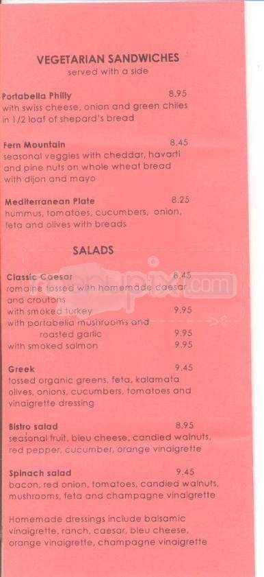 Main Street Catering & Grill - Flagstaff, AZ menu_pic