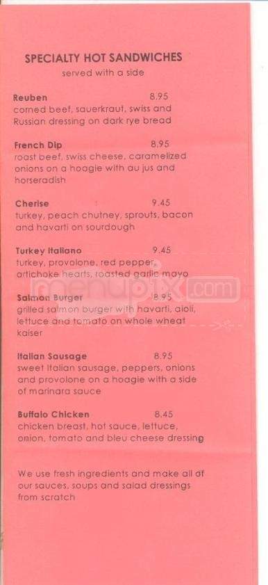 Main Street Catering & Grill - Flagstaff, AZ menu_pic