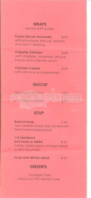 Main Street Catering & Grill - Flagstaff, AZ menu_pic