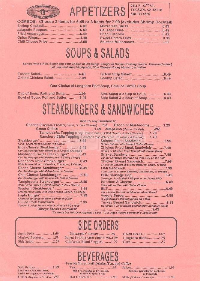/199394/Longhorn-Steak-Burger-Tucson-AZ - Tucson, AZ