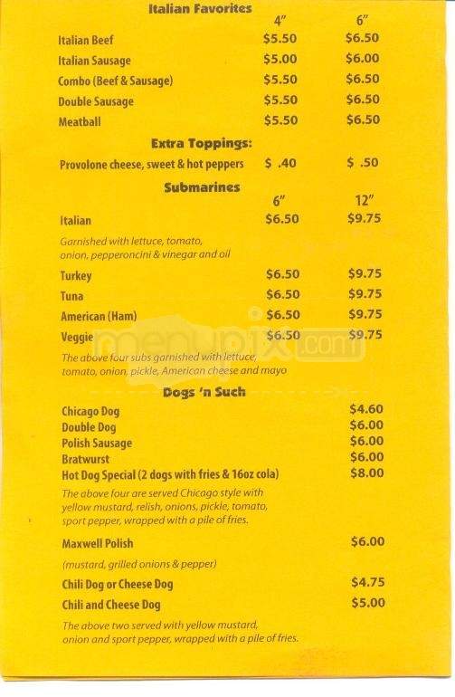 Little Lukes - Tucson, AZ menu_pic