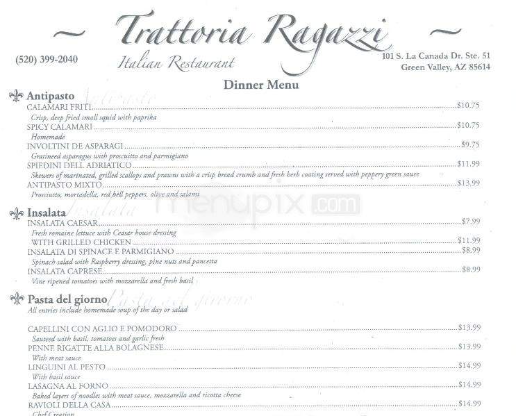 /436105/Trattoria-Ragazzi-Green-Valley-AZ - Green Valley, AZ