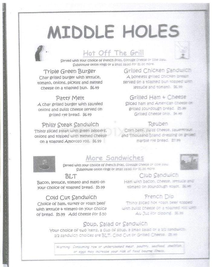 Triple Green Cafe At Turquoise - Benson, AZ menu_pic