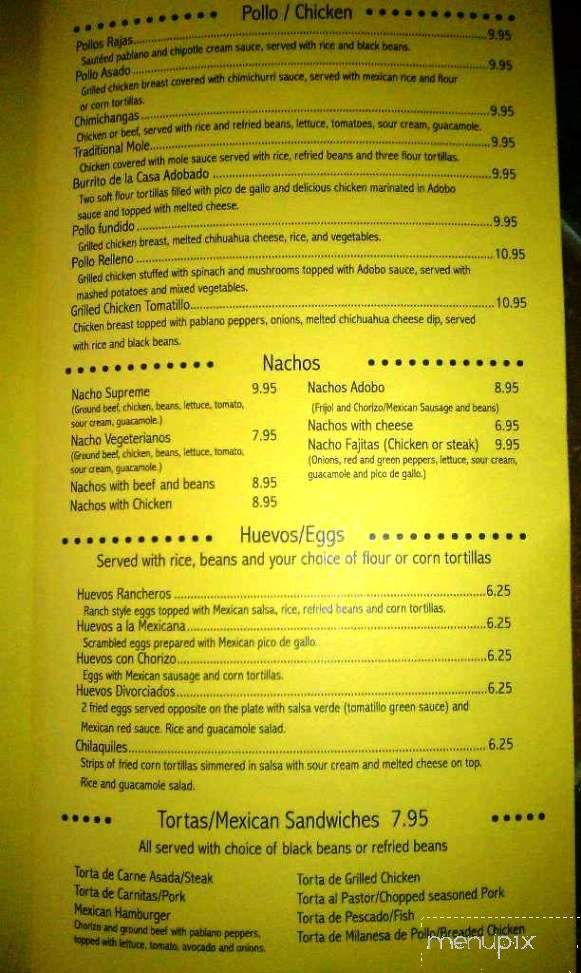 Adobo Taqueria - Alpharetta, GA menu_pic