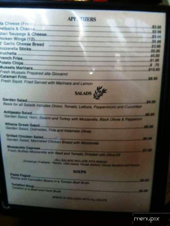 Athen's Pizza - Myrtle Beach, SC menu_pic