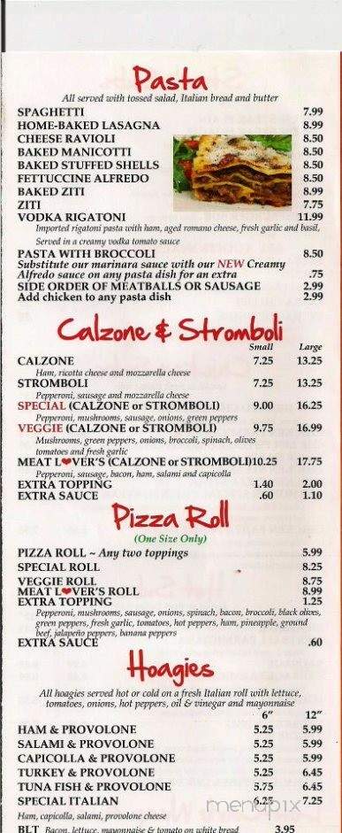 Anthony's Pizza - Front Royal, VA menu_pic