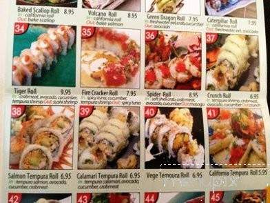 Aki Sushi & Roll - Los Angeles, CA menu_pic