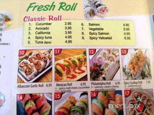 Aki Sushi & Roll - Los Angeles, CA menu_pic