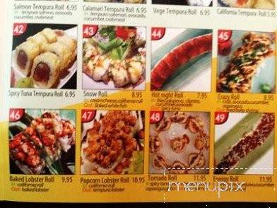 Aki Sushi & Roll - Los Angeles, CA menu_pic