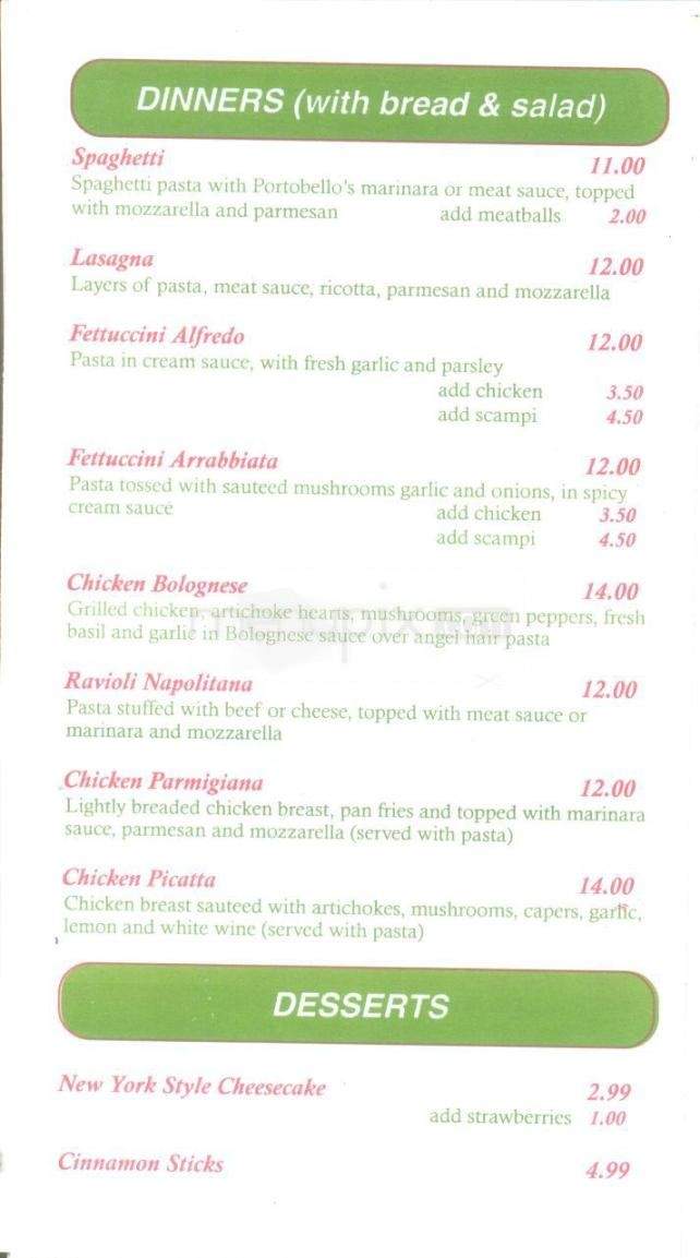 Portobello - Anchorage, AK menu_pic