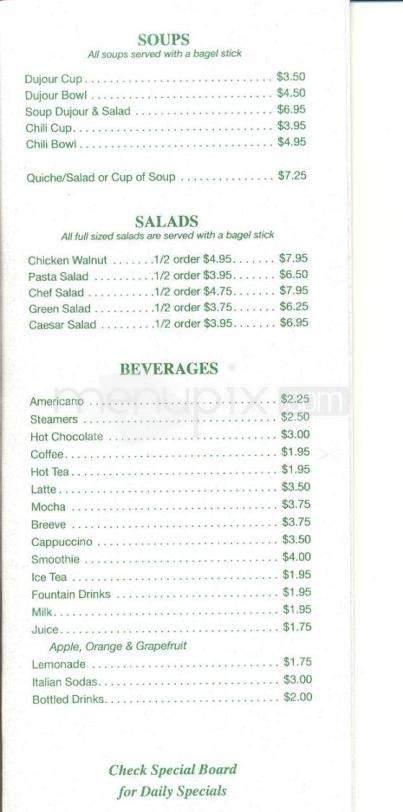 Bagel Factory - Anchorage, AK menu_pic