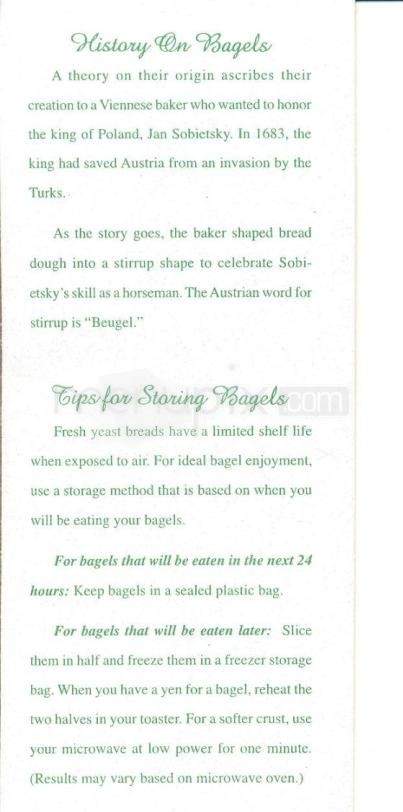 Bagel Factory - Anchorage, AK menu_pic