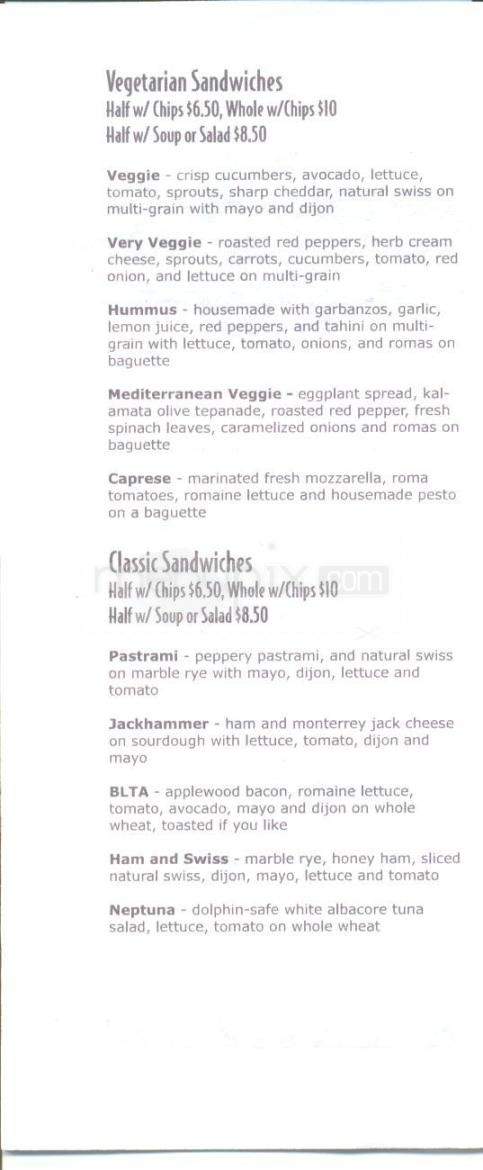 Cafe 817 - Anchorage, AK menu_pic