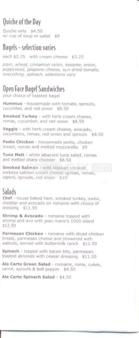 Cafe 817 - Anchorage, AK menu_pic