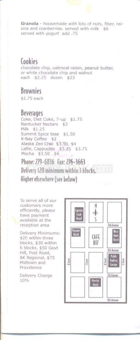 Cafe 817 - Anchorage, AK menu_pic