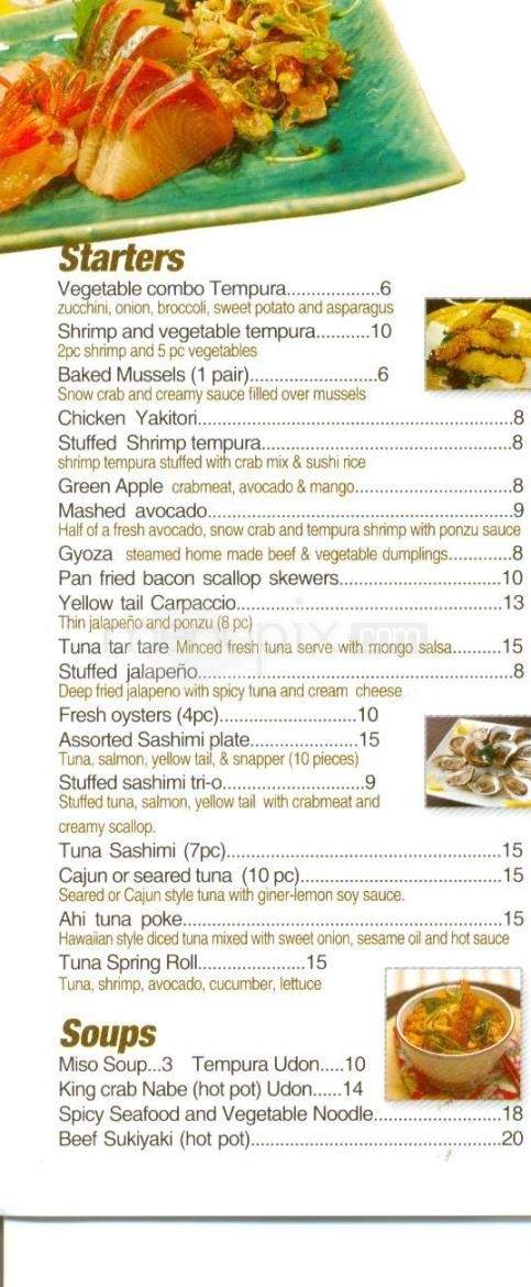I Luv Sushi - Anchorage, AK menu_pic