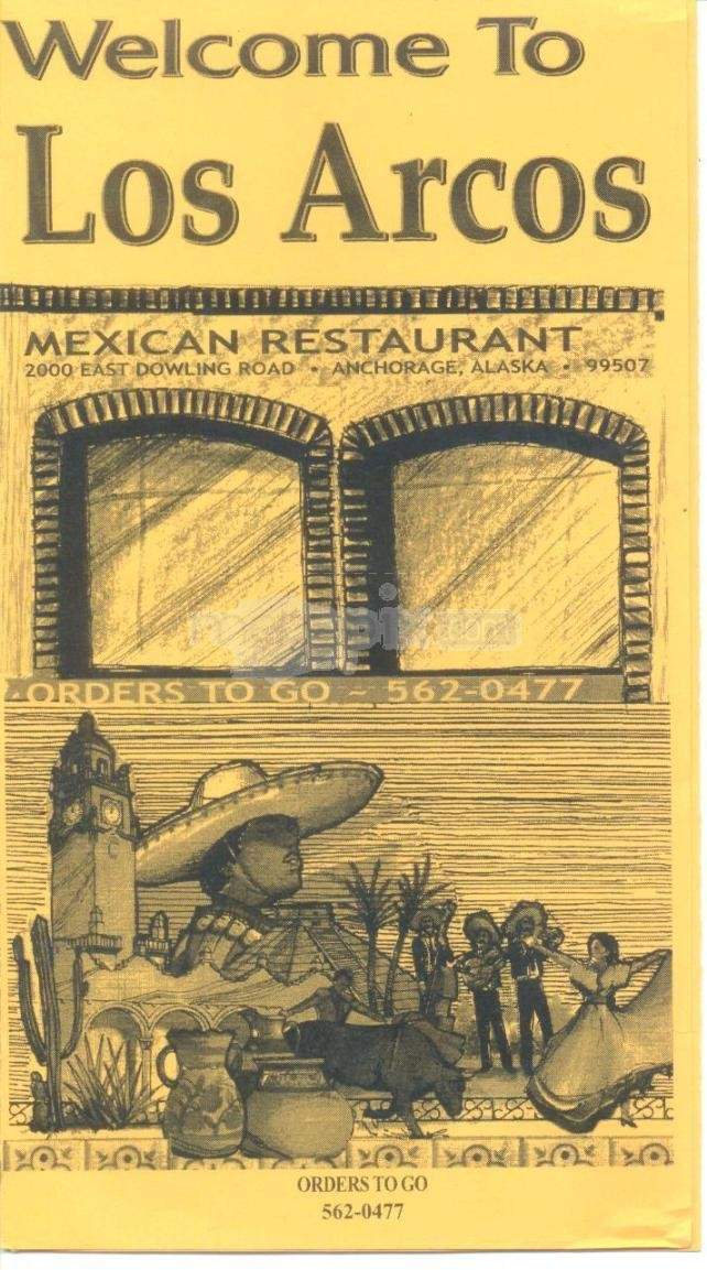 Los Arcos - Anchorage, AK menu_pic