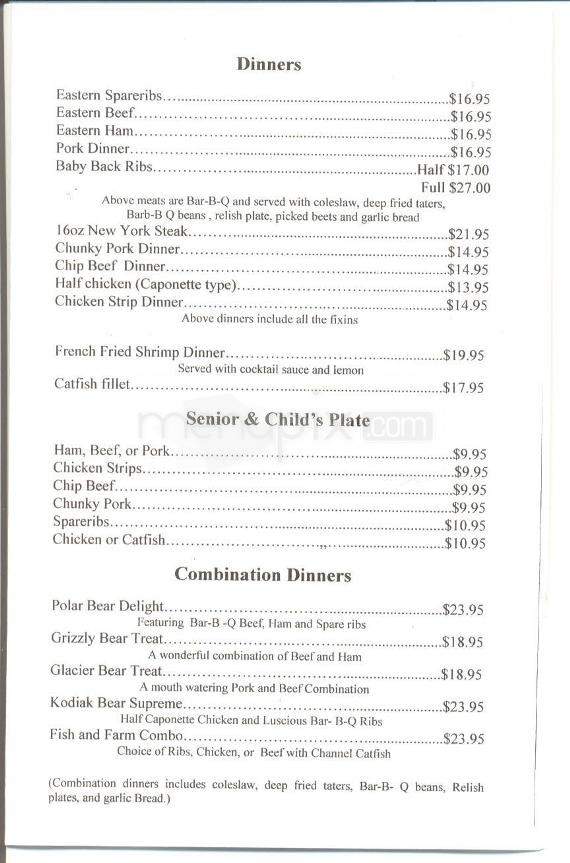 The Bar-B-Q Pit - Anchorage, AK menu_pic