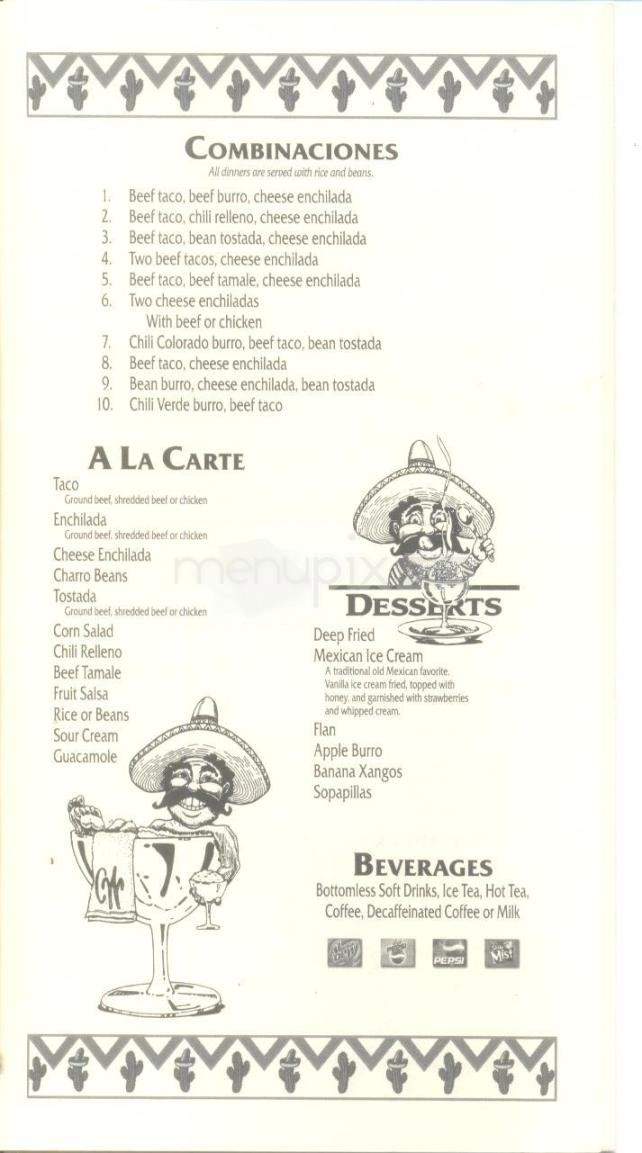 Garcia's Cantina & Cafe - Eagle River, AK menu_pic
