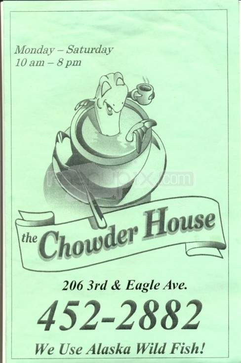 Chowder House - Fairbanks, AK menu_pic