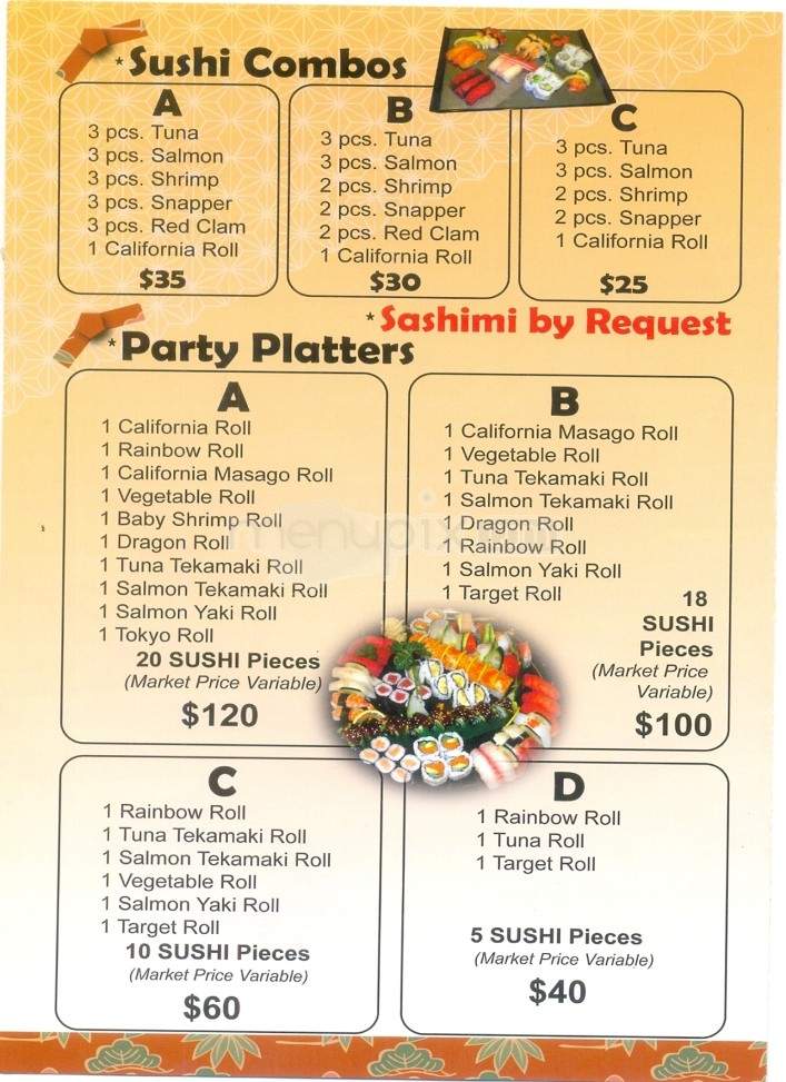 Tokyo Express - Fairbanks, AK menu_pic