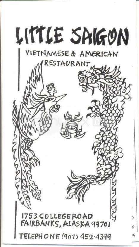 Little Saigon Restaurant - Fairbanks, AK menu_pic